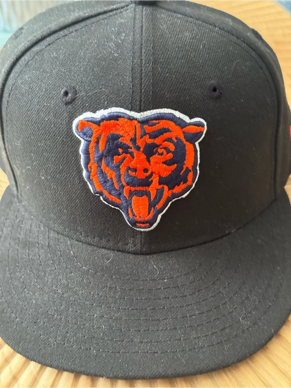 Chicago Bears Bear Face Logo New Era 59FIFTY Fitted Hat 6 7/8